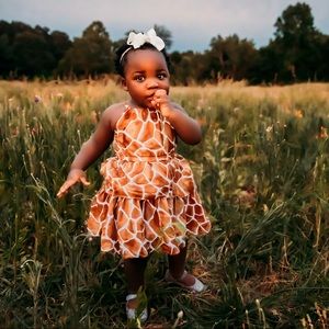 Giraffe Tiered Sundress